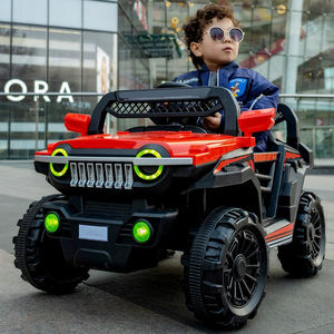 Mobil listrik anak-anak, mobil mainan bayi bisa duduk manusia kendali jarak jauh empat roda Off-road kendaraan listrik anak-anak - Product Image 6