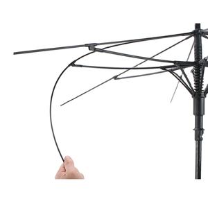 Paraguas de Golf Grande y Económico con Logotipo Personalizado, Apertura Semiautomática, Resistente al Viento e Impermeable, Mango de EVA, Varillas de Fibra de Vidrio, Color Vino Tinto - Product Image 6