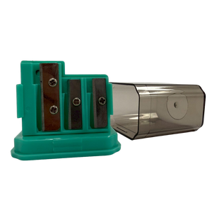 Taille-crayon carré ABS à 3 trous, garantie de qualité, 4,8x3x4,7cm, nouveau produit, papeterie créative - Product Image 3