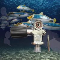 Katup Selam Sinodiving, Katup Kepala Tabung Gas Submersible, Katup Botol Air Submersible Tekanan Tinggi, Baja Tahan Karat