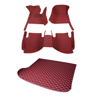 Tapis de sol de voiture en PVC coloré, intérieur de voiture, étanches, tapis de coffre, pour personnalisées A6 Q5 Q7, livraison directe