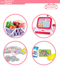 Smart <span class=keywords><strong>registratore</strong></span> <span class=keywords><strong>di</strong></span> <span class=keywords><strong>cassa</strong></span> finta play supermercato giocattoli per bambini set a casa - Product Image 3