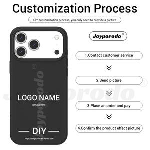 <span class=keywords><strong>Coque</strong></span> en silicone liquide JOYPORODO personnalisable avec logo, étui magnétique animé pour <span class=keywords><strong>iPhone</strong></span> 17 16 15 14 Pro Max Air - Product Image 6