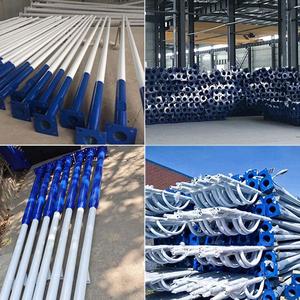 Street <b>Light</b> <b>Poles</b> 3 5 6 Meter Outdoor Straight And Curved <b>Poles</b> For Road And Basketball Court Durable Led <b>Light</b> Source - Product Image 1