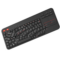 Untuk Log Tech K400 Plus Keyboard sentuh nirkabel kontrol Media mudah Touchpad bawaan untuk HTPC PC terhubung TV Chrome OS Laptop