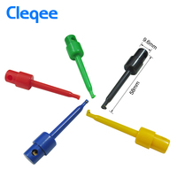 Cleqee-2 P5001 Multimètre Sonde Fil Kit Pinces SMT/SMD IC D20 Câble de soudage à fiche banane 4mm Crochet D'essai Clip
