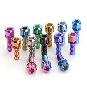 TMJ 钛合金圆柱形倒角内六角带垫圈螺钉 M6x18/20mm 刹车卡钳杆固定螺钉 - Product Image 1