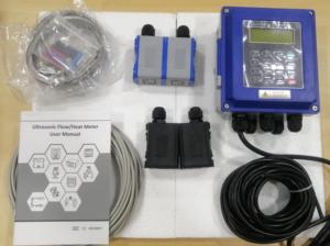 Siêu âm nhiệt năng lượng mét kỹ thuật số đo lưu lượng treo tường kẹp trên BTU mét chất lỏng - Product Image 6