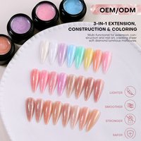 Gel Constructeur Blanc Lumineux Sans HEMA ni TPO Certifié CPSR Gel Constructeur OEM Sans Chauffage Gel d'Extension d'Ongles Marque Propre