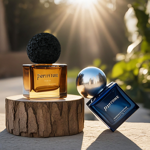 Contenitore in Vetro per Profumo Personalizzato 30 <span class=keywords><strong>ml</strong></span> 50 <span class=keywords><strong>ml</strong></span> <span class=keywords><strong>100</strong></span> <span class=keywords><strong>ml</strong></span>, Bottiglie di Lusso Quadrate Nere per Fragranze Originali con Confezione - Product Image 5