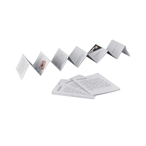 Tùy chỉnh Vòng Tròn kỹ thuật số tờ rơi kinh doanh Brochure Pin cho phụ nữ trifold in ấn tùy chỉnh sang trọng Mini Brochure in Flyer - Product Image 1