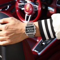 Jam Tangan Digital Sport Poedagar E123 Layar LED Tahan Air 50M Multifungsi Elektronik Kasual Trendy