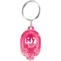 Porte-clés LED en acrylique en forme de cochon lumineux, animaux mignons, cadeaux promotionnels d'entreprise, cadeaux pour événements, logo personnalisé