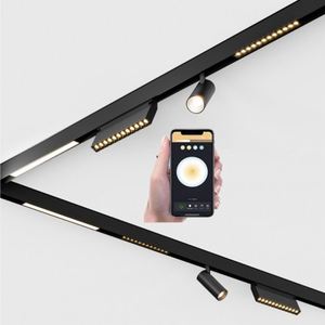 48V từ dẫn ánh sáng theo dõi với tuya thông minh theo dõi hệ thống ánh sáng COB tuyến tính đường sắt chiếu sáng từ theo dõi hệ thống đường sắt - Product Image 6