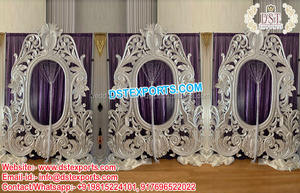 South Indian Wedding Lotus Shape Backdrop Designer Fiber Backdrop Wedding <b>Prop</b> Indian Wedding <b>Stage</b> Fiber Backdrop - Product Image 6
