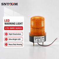 Lampu Peringatan Bus Sekolah LTE-5095 Lampu Atap Forklift Teknik Lampu Darurat Kebakaran Lampu Alarm Suara dan Cahaya Berkedip 12V 24V