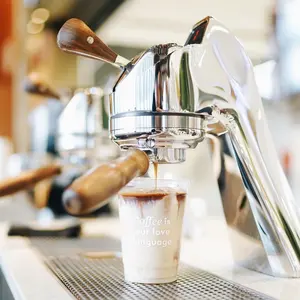 Muestra gratis Personalización Para Vasos De Plastico 16 24 Onzas 32 Oz Cafetero Con Tapa Custom Plastic Coffee Pet Cups - Product Image 1