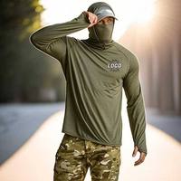 Sudaderas con Capucha Personalizadas con Protección Solar, Sublimadas, de Secado Rápido, Manga Larga, para Pesca Deportiva, Natación, Protección UV UPF 50+