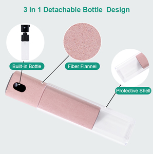 Hot bán 2-in-1 xách tay microfiber Mini Spray Chai làm sạch Kit bơm phun cho màn hình máy tính loạ<span class=keywords><strong>i</strong></span> bỏ bụ<span class=keywords><strong>i</strong></span> - Product Image 3