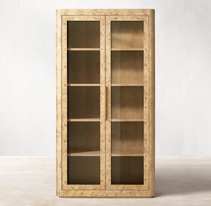 Muebles de restaurante hechos a mano directos de fábrica, gabinete de madera para copas de vino tinto, sala de estar vitrina para, vajilla personalizada - Product Image 3