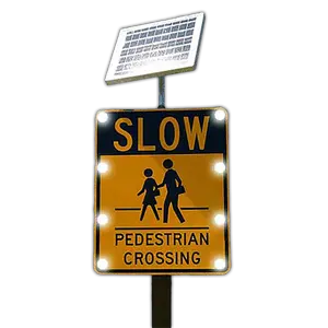 Custom LED alumínio segurança sinais sinal de trânsito luz de advertência para a escola zona