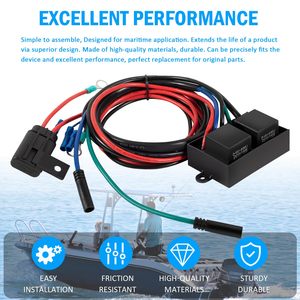 Kit de Fusibles y Relés para Placa de Elevación Hidráulica de Barco, Repuesto de Arnés de Relés para Operaciones en Alta Mar, para Placa de Elevación Modelo ATLAS - Product Image 3