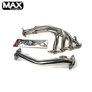 Для Toyota Corolla 98-01 автомобильный глушитель Авто Turbo нержавеющая сталь TRI-Y гоночная выхлопная система Комплект выхлопной трубы для автомобиля - Product Image 5