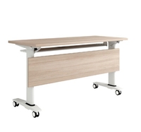 Table de chaise de formation d'apprentissage de discussion de combinaison pliante Bureau d'étudiant trapézoïdal réglable