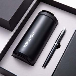High Quality Business Gift <b>Sets</b> with 304 Stainless Steel Coffee Mug Rubber Band <b>Notebook</b> and Good Pen for Promotional Activities - Product Image 4