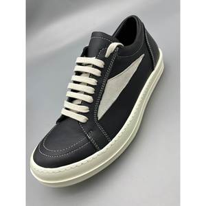 Sneakers en cuir et mesh unisexes, respirantes, antidérapantes, chaussures décontractées pour hommes et femmes, style marche - Product Image 1