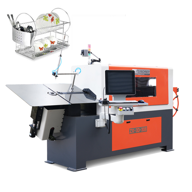 Multi-functional 7 Axis Automatic 2mm-8mm Wire-turning 3d Wire Bending Machine Cnc Metal Wire Forming Machine