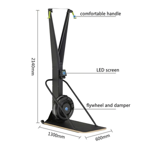 Machine de ski ergométrique à cadre en aluminium, entraînement mécanique, équipement d'exercice à domicile, unisexe, entraîneur de fitness d'intérieur, largeur 42-44 cm - Product Image 2