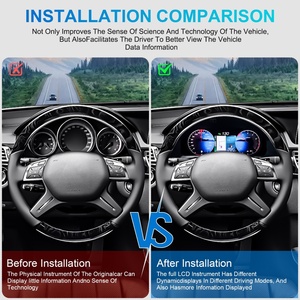 For Mercedes Benz E Class W212 2013 2015 LCD Dashboard 12.3 Inch Ghost Screen Virtual Cockpit Car Digital Cluster Carplay <b>Meter</b> - Product Image 4