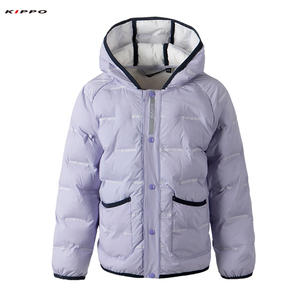 Veste d'hiver isolée Kippo pour enfants Bomber rembourrée de taille XL avec tissu matelassé et vêtements de sport techniques imprimés pour enfants - Product Image 1