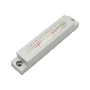 Nivel de burbuja metálico HACCURY de 100x19x19mm, grado industrial, con vial para medición de precisión - Product Image 4