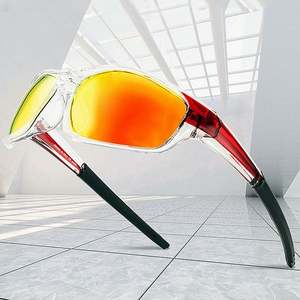 Lunettes de soleil polarisées de sport UV400 coupe-vent pour hommes et femmes avec logo personnalisé - Product Image 3