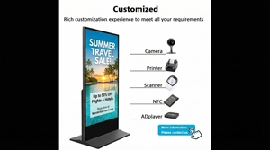 Pantalla Multimedia para Hoteles y Centros Comerciales <span class=keywords><strong>de</strong></span> 32, 43, 49, 55, 65 y 75 Pulgadas, con Sistema <span class=keywords><strong>Windows</strong></span> y Conectividad en Red, Certificación CE/FCC - Product Image 5