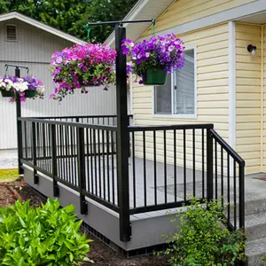 ABYAT Eisen Balkon Geländer Stahl Balustraden Handläufe