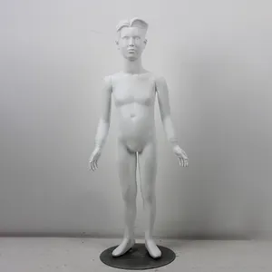 Высококачественный китайский черно-белый подростковый манекен мальчик стоячий манекен с лицом