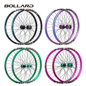 <span class=keywords><strong>Roue</strong></span> de <span class=keywords><strong>VTT</strong></span> pour adulte Bollard 26/27,5/<span class=keywords><strong>29</strong></span> pouces, jeu de roues 32H en alliage d'aluminium XC/AM/FR/EN, frein à disque anodisé, <span class=keywords><strong>tubeless</strong></span> - Product Image 4