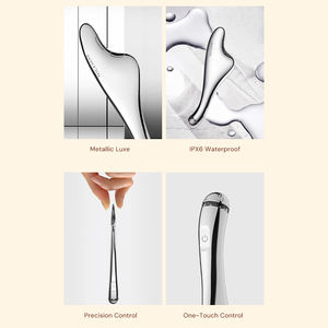 Appareil de massage à grattage personnalisé avec logo gravé au laser, masseur facial 3D de 5,5 cm, rotation à 360°, rouleau manuel en forme de Y pour le lifting du visage - Product Image 3