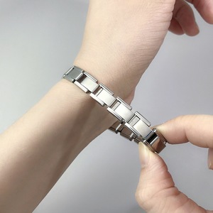Stainless Steel Modular Bracelet Watch Band 100 Piece DIY Accessory Durable Plated Quadrilateral Design - Product Image 3