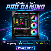 Boîtier d'ordinateur de jeu noir de haute qualité M-ATX/ITX tours de bureau OEM Micro ATX Stock boîtier PC matx ordinateur de jeu tour complète