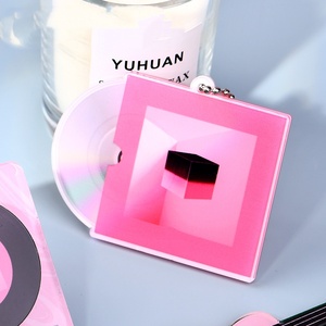 Llaveros de plástico <span class=keywords><strong>Kpop</strong></span> con estampado UV personalizado NFC para CD <span class=keywords><strong>Kpop</strong></span> Euro American Singer inspirado estilo de dibujos animados llavero con reproductor NFC - Product Image 5