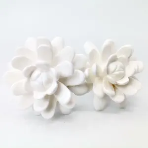 8/13.7Cm Keramische Hot Selling Handgemaakte Aroma Geur Chrysant Succulent Gedroogde Bloemen Voor Riet Diffuser Home Decor