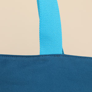 Sac fourre-tout en toile de coton pliable, grand format, écologique, 100% RPET, résistant, pour courses, avec logo imprimé - Product Image 4