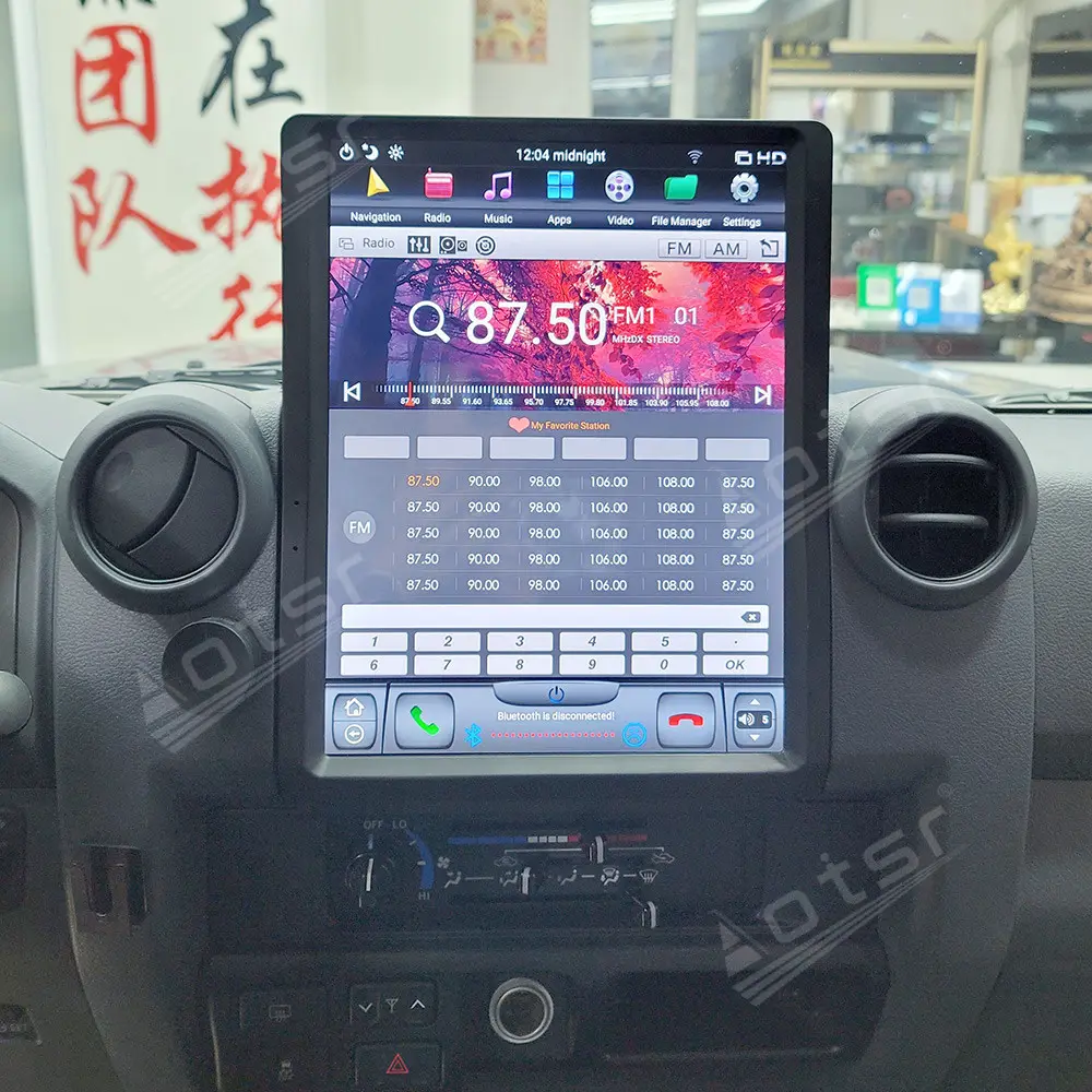 Android 9 128G Tesla Screen Car GPS Navigation For TOYOTA LAND CRUISER LC70 LC75 LC76 Stereo Head Unit Multimedia Player Carplay