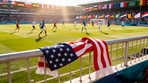 وشاحات مزدوجة الجوانب بالجملة لفريق كرة القدم الوطني بطباعة أعلام أمريكا والمكسيك وكندا لمشجعي كرة القدم - Product Image 5