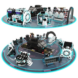 Trẻ em trong nhà sân chơi Thiết bị 9D công viên giải trí Rides 5D chuyến bay mô phỏng công viên chủ đề thực tế ảo Arcade VR trò chơi máy - Product Image 1