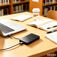 Hard Disk Eksternal Ringkas, HDD Eksternal Portabel yang Tahan Lama, Penyimpanan Data Mobile untuk Perjalanan, Kantor, Hiburan